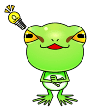 Motchiri frog sticker #5804780