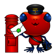 Motchiri frog sticker #5804784