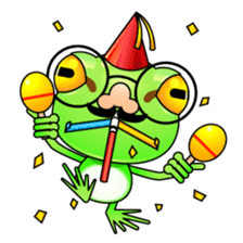 Motchiri frog sticker #5804786