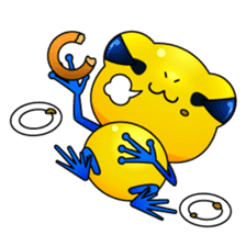 Motchiri frog sticker #5804787