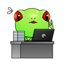 Motchiri frog sticker #5804788