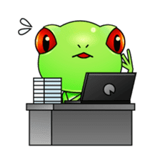 Motchiri frog sticker #5804788