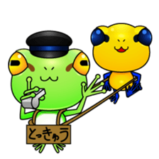 Motchiri frog sticker #5804791