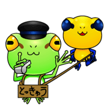 Motchiri frog sticker #5804791