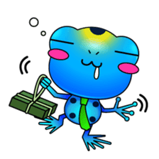Motchiri frog sticker #5804795