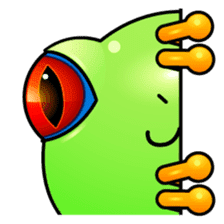 Motchiri frog sticker #5804803