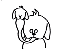 Dog of Kansai dialect sticker #5805034