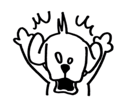 Dog of Kansai dialect sticker #5805037