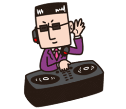 Desk Jockey. MORI-AGEO sticker #5805044