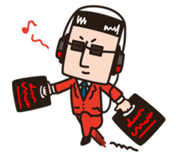 Desk Jockey. MORI-AGEO sticker #5805050