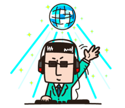 Desk Jockey. MORI-AGEO sticker #5805052