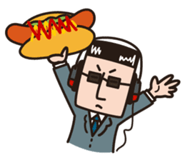 Desk Jockey. MORI-AGEO sticker #5805066