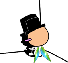 Sticker of a beautiful butterfly sticker #5805350