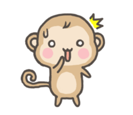 Sticker of monkey sticker #5805781