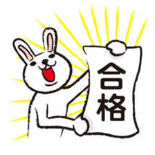 Very white rabbit sticker #5806579