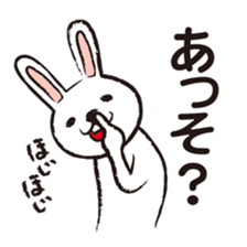 Very white rabbit sticker #5806584