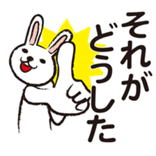 Very white rabbit sticker #5806587