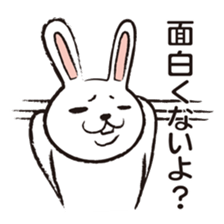 Very white rabbit sticker #5806589