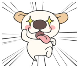 Puppy and piglet sticker #5806898