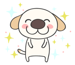 Puppy and piglet sticker #5806905