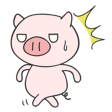 Puppy and piglet sticker #5806918