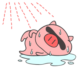 Puppy and piglet sticker #5806920