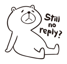 Ennui bear(English Version) sticker #5807167