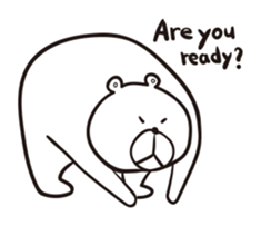 Ennui bear(English Version) sticker #5807187