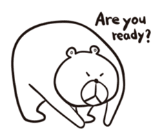 Ennui bear(English Version) sticker #5807187