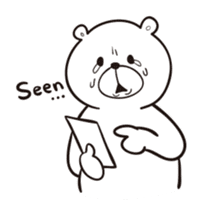 Ennui bear(English Version) sticker #5807196