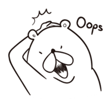 Ennui bear(English Version) sticker #5807200