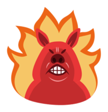 TONZO-kun(English Version) sticker #5807219