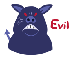 TONZO-kun(English Version) sticker #5807222