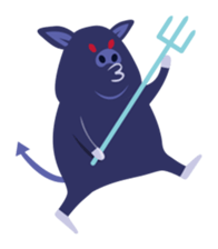 TONZO-kun(English Version) sticker #5807223