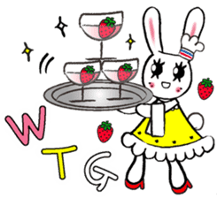 PRINCESS RABBIT FROM JAPAN sticker #5807326