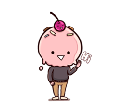 Five Crazy Ice Cream Cones (English) sticker #5807644