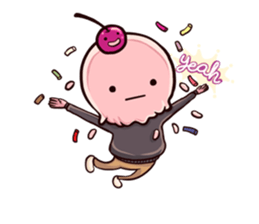 Five Crazy Ice Cream Cones (English) sticker #5807645