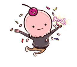 Five Crazy Ice Cream Cones (English) sticker #5807645