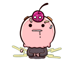 Five Crazy Ice Cream Cones (English) sticker #5807648