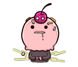 Five Crazy Ice Cream Cones (English) sticker #5807648