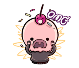 Five Crazy Ice Cream Cones (English) sticker #5807649