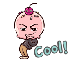 Five Crazy Ice Cream Cones (English) sticker #5807651