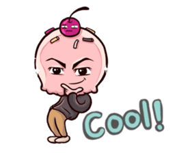 Five Crazy Ice Cream Cones (English) sticker #5807651