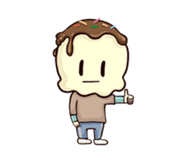 Five Crazy Ice Cream Cones (English) sticker #5807652