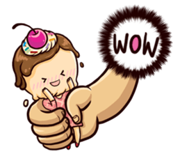 Five Crazy Ice Cream Cones (English) sticker #5807664