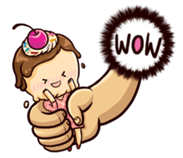 Five Crazy Ice Cream Cones (English) sticker #5807664