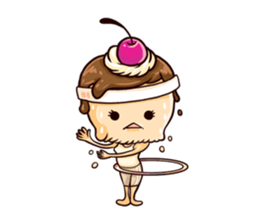 Five Crazy Ice Cream Cones (English) sticker #5807666