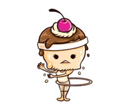 Five Crazy Ice Cream Cones (English) sticker #5807666