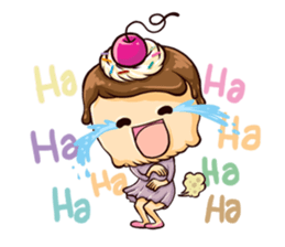 Five Crazy Ice Cream Cones (English) sticker #5807667