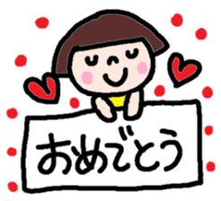 Japanese girl coto-chan vo.9 sticker #5808048